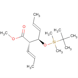827605-74-3  4-Hexenoic acid,3-[[(1,1-dimethylethyl)dimethylsilyl]oxy]-2-(1E)-1-propenyl-, methyl ester,(2S,3R,4E)-