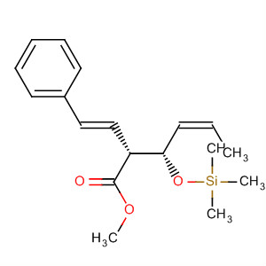 827605-76-5  4-Hexenoic acid, 2-[(1E)-2-phenylethenyl]-3-[(trimethylsilyl)oxy]-, methylester, (2R,3S,4Z)-