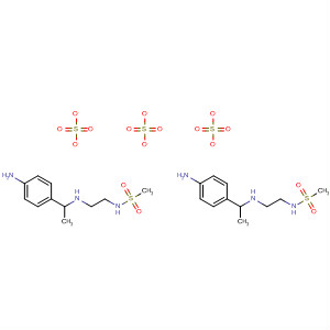 82761-30-6  Methanesulfonamide, N-[2-[(4-aminophenyl)ethylamino]ethyl]-, sulfate(2:3)