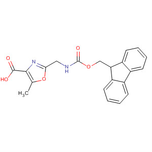 827616-03-5  4-Oxazolecarboxylic acid,2-[[[(9H-fluoren-9-ylmethoxy)carbonyl]amino]methyl]-5-methyl-