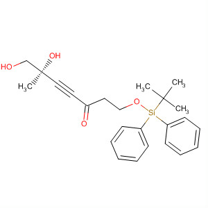 827624-27-1  4-Heptyn-3-one,1-[[(1,1-dimethylethyl)diphenylsilyl]oxy]-6,7-dihydroxy-6-methyl-, (6S)-