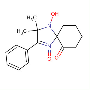 82811-27-6  1,4-Diazaspiro[4.5]dec-1-en-6-one, 4-hydroxy-3,3-dimethyl-2-phenyl-,1-oxide