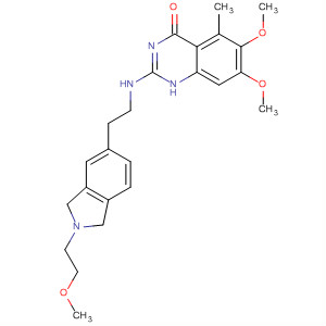 828243-60-3  4(1H)-Quinazolinone,2-[[[2,3-dihydro-2-(2-methoxyethyl)-1H-isoindol-5-yl]methyl]methylamino]-6,7-dimethoxy-5-methyl-