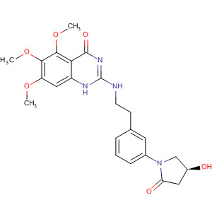 828243-65-8  4(1H)-Quinazolinone,2-[[[3-[(4S)-4-hydroxy-2-oxo-1-pyrrolidinyl]phenyl]methyl]methylamino]-5,6,7-trimethoxy-