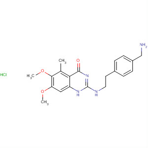 828243-83-0  4(1H)-Quinazolinone,2-[[[4-(aminomethyl)phenyl]methyl]methylamino]-6,7-dimethoxy-5-methyl-, hydrochloride