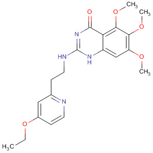 828245-06-3  4(1H)-Quinazolinone,2-[[(4-ethoxy-2-pyridinyl)methyl]methylamino]-5,6,7-trimethoxy-