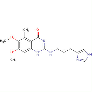 828245-17-6  4(1H)-Quinazolinone,2-[[2-(1H-imidazol-4-yl)ethyl]methylamino]-6,7-dimethoxy-5-methyl-