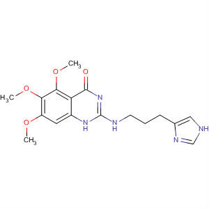 828245-18-7  4(1H)-Quinazolinone,2-[[2-(1H-imidazol-4-yl)ethyl]methylamino]-5,6,7-trimethoxy-