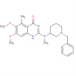 828245-19-8  4(1H)-Quinazolinone,6,7-dimethoxy-5-methyl-2-[methyl[1-(phenylmethyl)-3-piperidinyl]amino]-