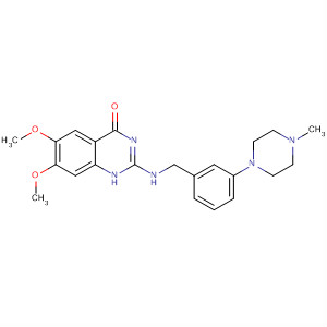 828245-20-1  4(1H)-Quinazolinone,6,7-dimethoxy-2-[[[3-(4-methyl-1-piperazinyl)phenyl]methyl]amino]-