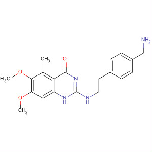 828245-29-0  4(1H)-Quinazolinone,2-[[[4-(aminomethyl)phenyl]methyl]methylamino]-6,7-dimethoxy-5-methyl-