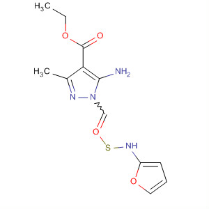 828245-63-2  1H-Pyrazole-4-carboxylic acid,5-amino-1-[(2-furanylamino)thioxomethyl]-3-methyl-, ethyl ester