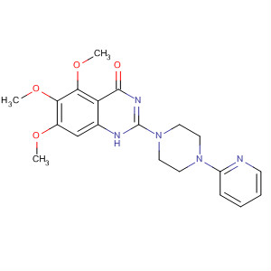 828256-53-7  4(1H)-Quinazolinone, 5,6,7-trimethoxy-2-[4-(2-pyridinyl)-1-piperazinyl]-