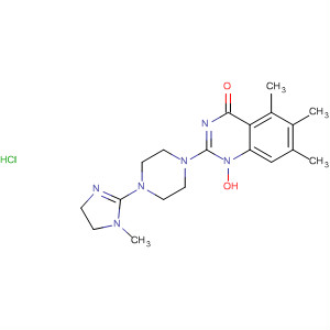 828256-58-2  4(1H)-Quinazolinone,2-[4-(4,5-dihydro-1-methyl-1H-imidazol-2-yl)-1-piperazinyl]-5,6,7-trimethoxy-, hydrochloride