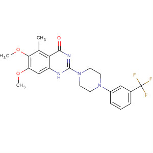 828256-65-1  4(1H)-Quinazolinone,6,7-dimethoxy-5-methyl-2-[4-[3-(trifluoromethyl)phenyl]-1-piperazinyl]-