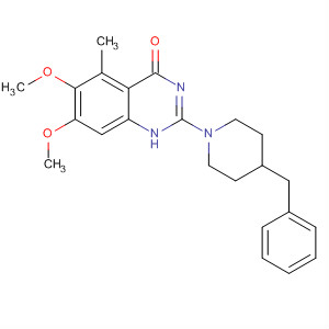 828256-85-5  4(1H)-Quinazolinone,6,7-dimethoxy-5-methyl-2-[4-(phenylmethyl)-1-piperidinyl]-