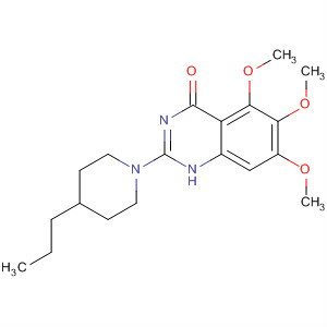 828256-96-8  4(1H)-Quinazolinone, 5,6,7-trimethoxy-2-(4-propyl-1-piperidinyl)-