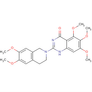 828258-11-3  4(1H)-Quinazolinone,2-(3,4-dihydro-6,7-dimethoxy-2(1H)-isoquinolinyl)-5,6,7-trimethoxy-