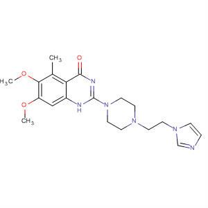 828258-35-1  4(1H)-Quinazolinone,2-[4-[2-(1H-imidazol-1-yl)ethyl]-1-piperazinyl]-6,7-dimethoxy-5-methyl-
