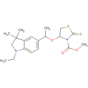 828258-73-7  3-Thiazolidinecarboxylic acid,5-[(1-ethyl-1,3-dihydro-3,3-dimethyl-2H-indol-2-ylidene)ethylidene]-4-oxo-2-thioxo-, methyl ester