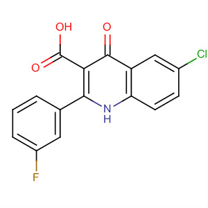 828264-40-0  3-Quinolinecarboxylic acid,6-chloro-2-(3-fluorophenyl)-1,4-dihydro-4-oxo-