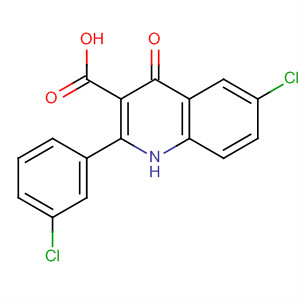 828264-41-1  3-Quinolinecarboxylic acid,6-chloro-2-(3-chlorophenyl)-1,4-dihydro-4-oxo-