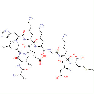 820235-01-6  L-Methionine,L-alanyl-L-isoleucyl-L-leucyl-L-histidyl-L-a-glutamyl-L-lysyl-L-lysylglycyl-L-a-aspartyl-L-lysyl-