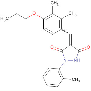 820238-66-2  3,5-Pyrazolidinedione,4-[(2,3-dimethyl-4-propoxyphenyl)methylene]-1-(2-methylphenyl)-