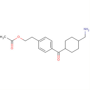 82085-95-8  Methanone, [4-[2-(acetyloxy)ethyl]phenyl][4-(aminomethyl)cyclohexyl]-,trans-