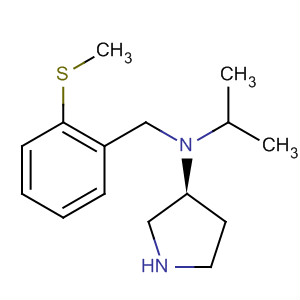 820979-31-5  3-Pyrrolidinamine, N-(1-methylethyl)-N-[[2-(methylthio)phenyl]methyl]-,(3S)-