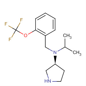 820979-34-8  3-Pyrrolidinamine,N-(1-methylethyl)-N-[[2-(trifluoromethoxy)phenyl]methyl]-, (3S)-