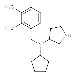 820980-16-3  3-Pyrrolidinamine, N-cyclopentyl-N-[(2,3-dimethylphenyl)methyl]-, (3S)-