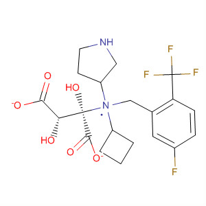 820980-46-9  3-Pyrrolidinamine,N-cyclobutyl-N-[[5-fluoro-2-(trifluoromethyl)phenyl]methyl]-, (3S)-,(2S,3S)-2,3-dihydroxybutanedioate