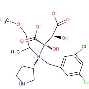 820980-80-1  3-Pyrrolidinamine,N-[(3,5-dichlorophenyl)methyl]-N-(2-methoxy-1-methylethyl)-, (3S)-,(2S,3S)-2,3-dihydroxybutanedioate