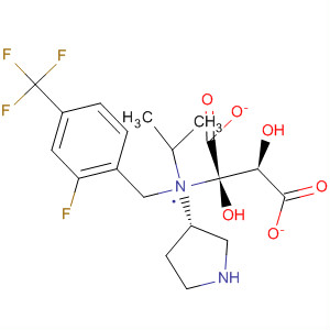 820980-92-5  3-Pyrrolidinamine,N-[[2-fluoro-4-(trifluoromethyl)phenyl]methyl]-N-(1-methylethyl)-, (3S)-,(2R,3R)-2,3-dihydroxybutanedioate