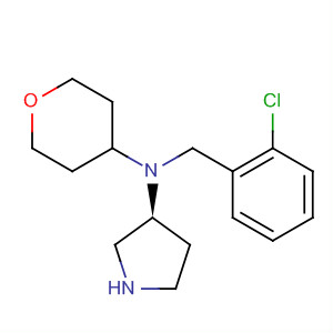 820982-06-7  3-Pyrrolidinamine,N-[(2-chlorophenyl)methyl]-N-(tetrahydro-2H-pyran-4-yl)-, (3S)-