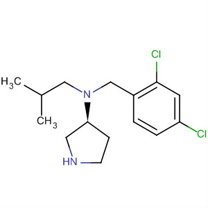 820982-83-0  3-Pyrrolidinamine, N-[(2,4-dichlorophenyl)methyl]-N-(2-methylpropyl)-,(3S)-