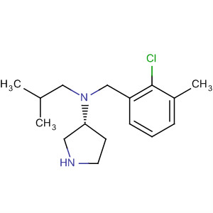 820982-89-6  3-Pyrrolidinamine,N-[(2-chloro-3-methylphenyl)methyl]-N-(2-methylpropyl)-, (3R)-