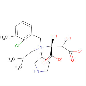 820982-90-9  3-Pyrrolidinamine,N-[(2-chloro-3-methylphenyl)methyl]-N-(2-methylpropyl)-, (3R)-,(2S,3S)-2,3-dihydroxybutanedioate