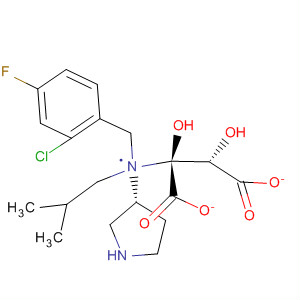 820982-93-2  3-Pyrrolidinamine,N-[(2-chloro-4-fluorophenyl)methyl]-N-(2-methylpropyl)-, (3R)-,(2S,3S)-2,3-dihydroxybutanedioate