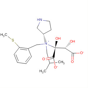 820983-02-6  3-Pyrrolidinamine, N-(2-methylpropyl)-N-[[2-(methylthio)phenyl]methyl]-,(3S)-, (2S,3S)-2,3-dihydroxybutanedioate