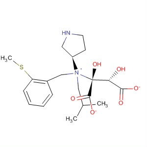 820983-05-9  3-Pyrrolidinamine, N-(2-methylpropyl)-N-[[2-(methylthio)phenyl]methyl]-,(3R)-, (2S,3S)-2,3-dihydroxybutanedioate