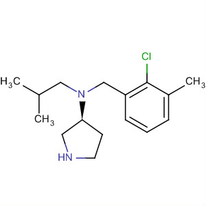 820983-07-1  3-Pyrrolidinamine,N-[(2-chloro-3-methylphenyl)methyl]-N-(2-methylpropyl)-, (3S)-