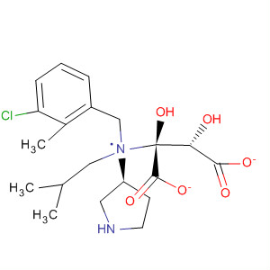 820983-14-0  3-Pyrrolidinamine,N-[(3-chloro-2-methylphenyl)methyl]-N-(2-methylpropyl)-, (3S)-,(2S,3S)-2,3-dihydroxybutanedioate