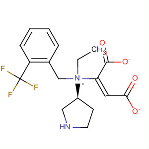 820983-27-5  3-Pyrrolidinamine, N-ethyl-N-[[2-(trifluoromethyl)phenyl]methyl]-, (3S)-,(2E)-2-butenedioate