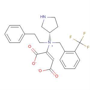 820983-38-8  3-Pyrrolidinamine,N-(2-phenylethyl)-N-[[2-(trifluoromethyl)phenyl]methyl]-, (3S)-,(2E)-2-butenedioate