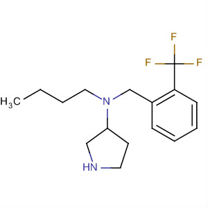 820983-40-2  3-Pyrrolidinamine, N-butyl-N-[[2-(trifluoromethyl)phenyl]methyl]-, (3S)-