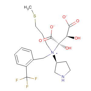 820983-62-8  3-Pyrrolidinamine,N-[3-(methylthio)propyl]-N-[[2-(trifluoromethyl)phenyl]methyl]-, (3S)-,(2S,3S)-2,3-dihydroxybutanedioate