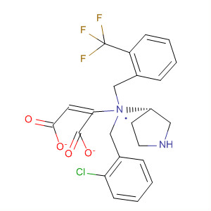 820983-77-5  3-Pyrrolidinamine,N-[(2-chlorophenyl)methyl]-N-[[2-(trifluoromethyl)phenyl]methyl]-, (3S)-,(2E)-2-butenedioate