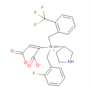 820983-80-0  3-Pyrrolidinamine,N-[(2-fluorophenyl)methyl]-N-[[2-(trifluoromethyl)phenyl]methyl]-, (3S)-,(2E)-2-butenedioate
